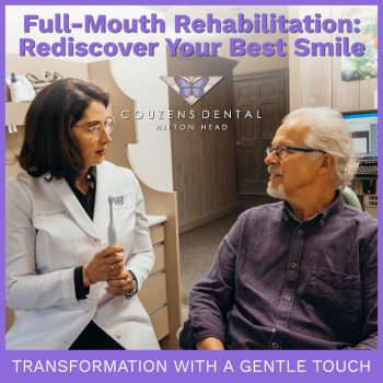 Hilton Head Island dentist, Dr. Susan Couzens at Couzens Dental shares the transformative benefits of full-mouth rehabilitation. Learn more about our comprehensive approach to achieving your best smile.